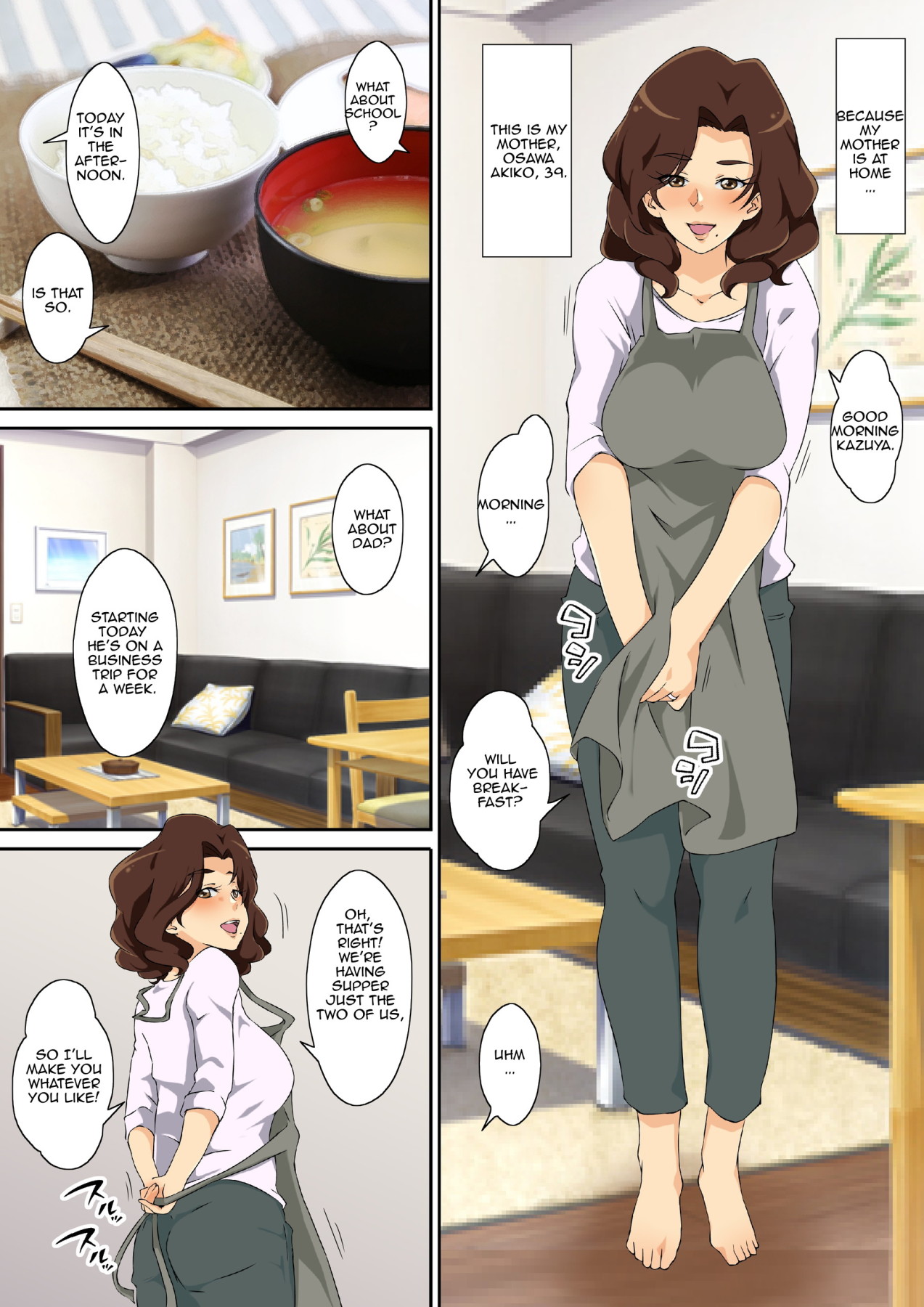 Hentai Manga Comic-By Giving My Dick To My Seemingly Sexually Frustrated mother, She Became a Total Pervert-Read-3